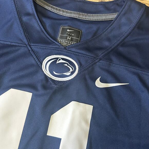 Kids Nike Penn State Jersey Micah Parsons Youth Medium Dri Fit Navy Blue PSU - Picture 4 of 7